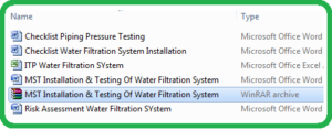 MST_Installation_Testing_Of_Water_Filtration_System