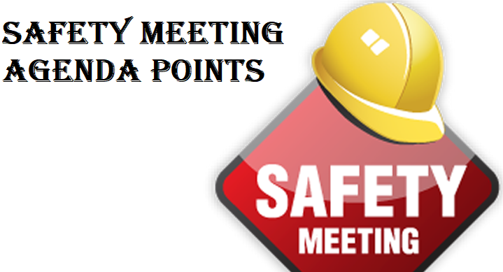 Safety Meeting Agenda Points Template 