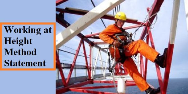 Working at Height Method Statement for Working Safely at Heights
