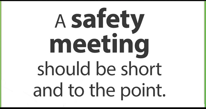 health and safety meeting agenda