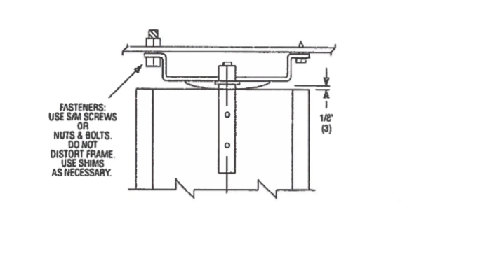 hvac dampers vcd FD installation method